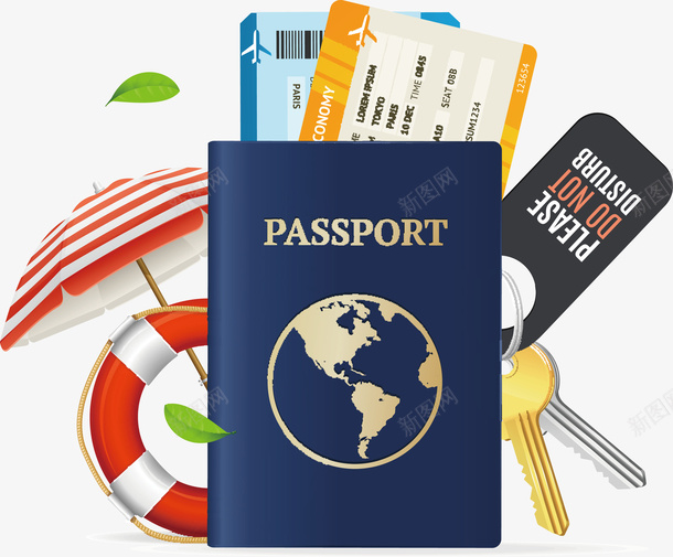 护照和机票矢量图eps免抠素材_新图网 https://ixintu.com 护照 护照png 护照和机票 护照矢量图 机票 矢量图