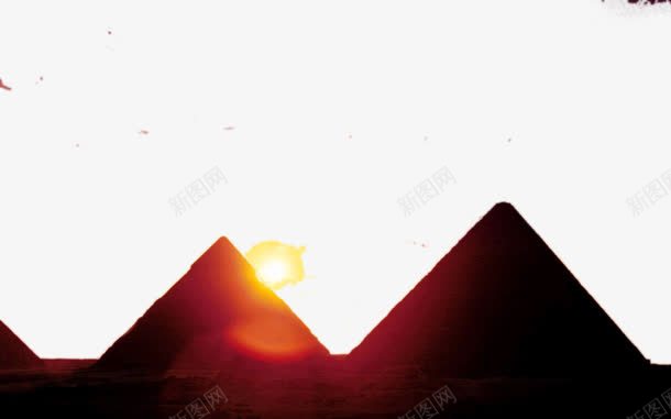 埃及法老和金字塔png免抠素材_新图网 https://ixintu.com 名胜古迹 旅游风景 著名建筑