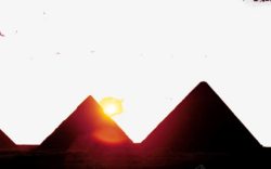 埃及法老和金字塔素材