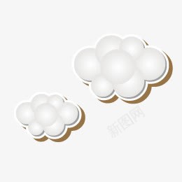 卡通云png免抠素材_新图网 https://ixintu.com 云 卡通