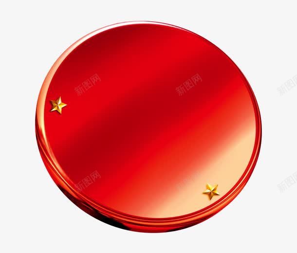 圆形创意png免抠素材_新图网 https://ixintu.com 五角星 圆形 圆盘 标题栏
