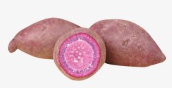紫色土豆特产蔬菜紫薯高清图片