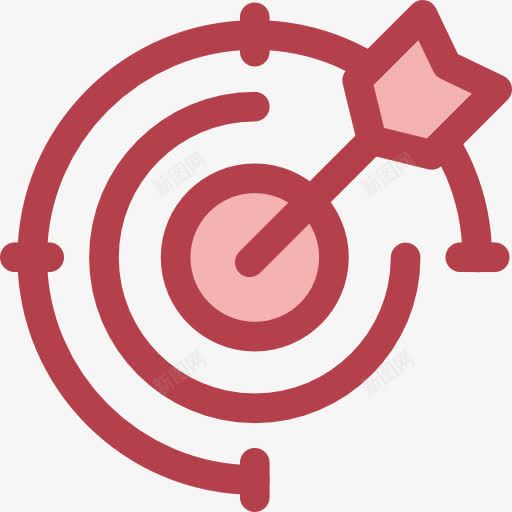 目标图标png_新图网 https://ixintu.com SEO和网络 射手 射箭 武器 目标 目的 箭 运动
