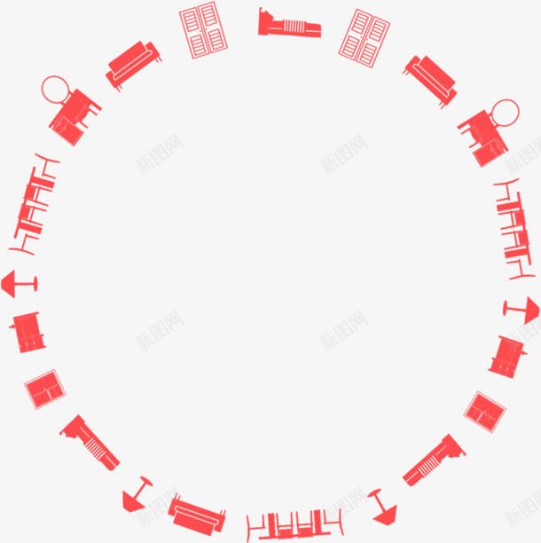 红色台灯书桌推拉门卡通png免抠素材_新图网 https://ixintu.com 书桌 卡通 台灯 拉门 红色 设计