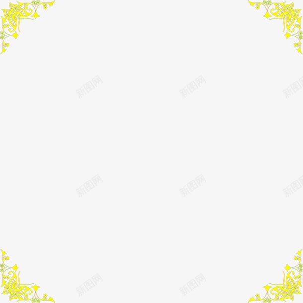 创意元素复古黄色花纹合成png免抠素材_新图网 https://ixintu.com 元素 创意 合成 复古 花纹 黄色