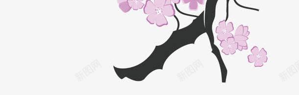 花树png免抠素材_新图网 https://ixintu.com 小花 盆景 紫色的花 花卉 花朵 花树