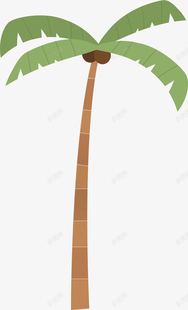 高高的椰子树矢量图ai免抠素材_新图网 https://ixintu.com 木料 木材 树木 植物 椰子 环保 绿植 绿色 高大 矢量图