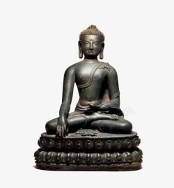 青铜释迦牟尼佛坐像素材