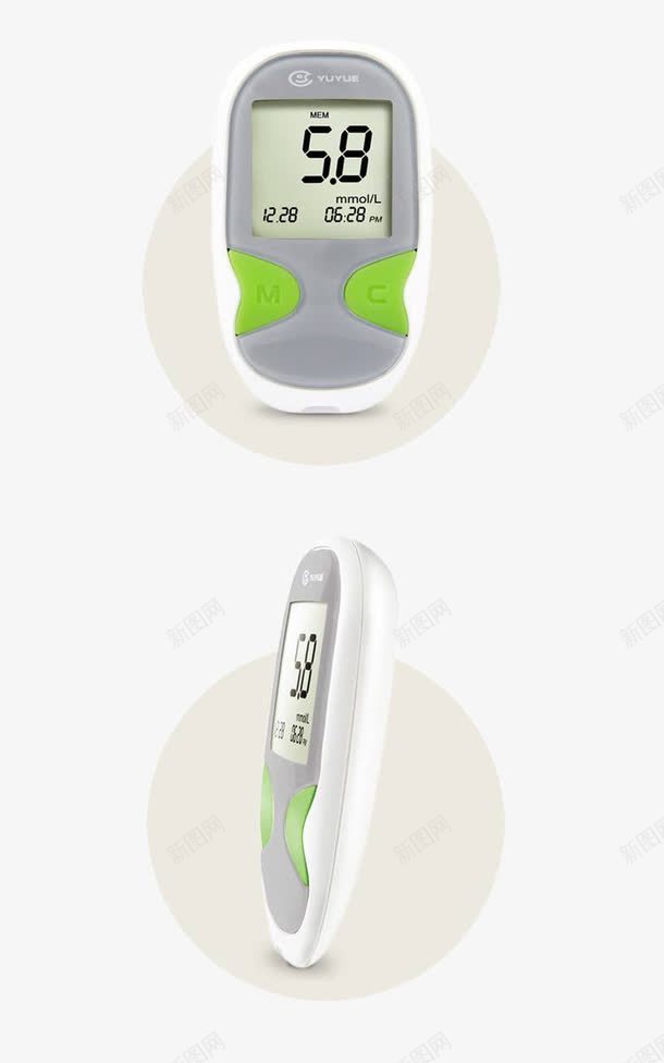 绿色按键血糖测量仪正侧面png免抠素材_新图网 https://ixintu.com 侧面 按键 正面 测量仪 绿色 血糖 血糖仪