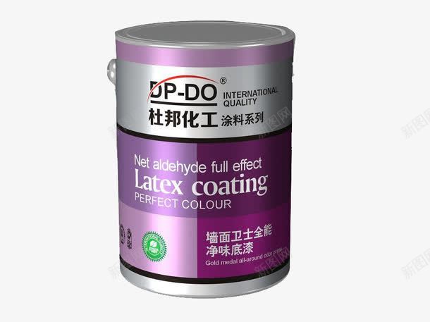 杜邦化工漆png免抠素材_新图网 https://ixintu.com 产品实物 涂料 漆料 粉刷墙面 紫色铁罐装