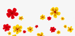 中国风装饰手绘花朵素材