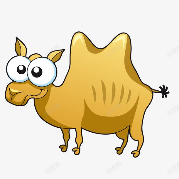 卡通骆驼矢量图ai免抠素材_新图网 https://ixintu.com 动物 动物插画 卡通 卡通动物 可爱动物 小动物 骆驼 矢量图