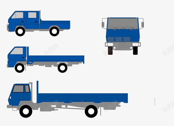 大小货车车辆png免抠素材_新图网 https://ixintu.com 大小 蓝色 货车 车辆