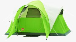 清新绿色帐篷素材