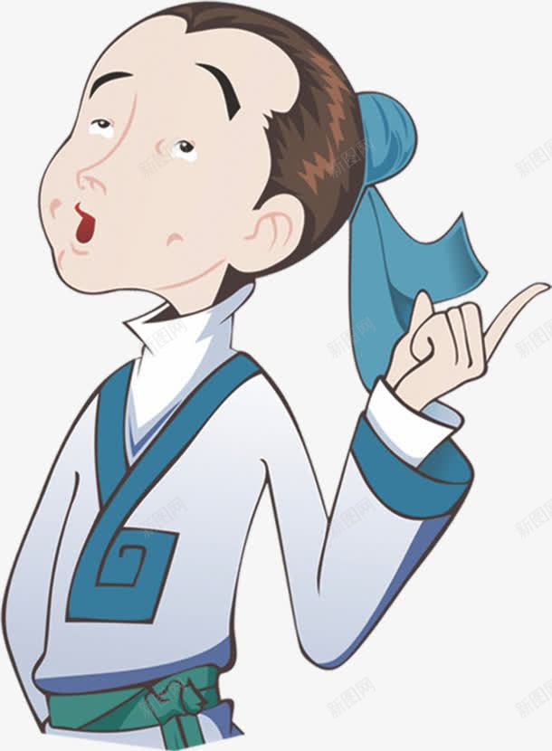 古代人物png免抠素材_新图网 https://ixintu.com 中国风 人物 古典 手绘 线条