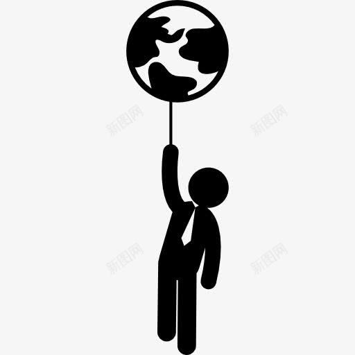 国际商人世界像气球图标png_新图网 https://ixintu.com humanpictos 世界 人 商业 商人 国际 地球 气球