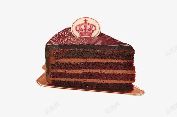 皇室蛋糕png免抠素材_新图网 https://ixintu.com 巧克力味 棕色 糕点 美食 蛋糕