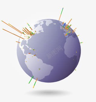 科技商务地球图标png免抠素材_新图网 https://ixintu.com 商务 图标 地球 科技 素材