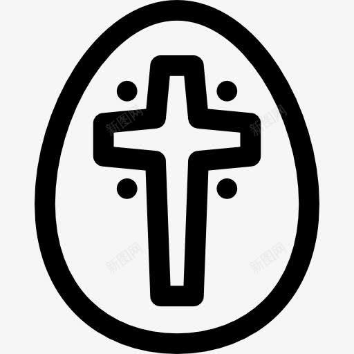 复活节彩蛋图标png_新图网 https://ixintu.com 交叉 复活节 复活节彩蛋 蛋 装饰 食品