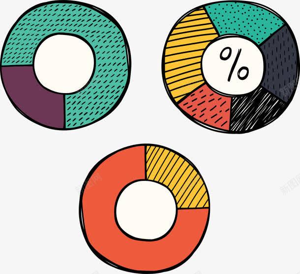 彩色卡通手绘数据元素png免抠素材_新图网 https://ixintu.com ppt图案 卡通手绘 彩色 数据分析 金融商业
