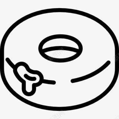 炸圈饼图标图标