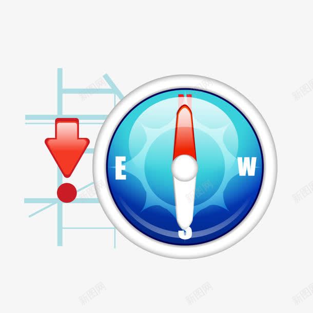 蓝色指南表png免抠素材_新图网 https://ixintu.com 指南表 方向 蓝色 蓝色指南表