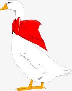 鸭子家禽红领巾手绘png免抠素材_新图网 https://ixintu.com 动物 家禽 手绘 红领巾 鸭子