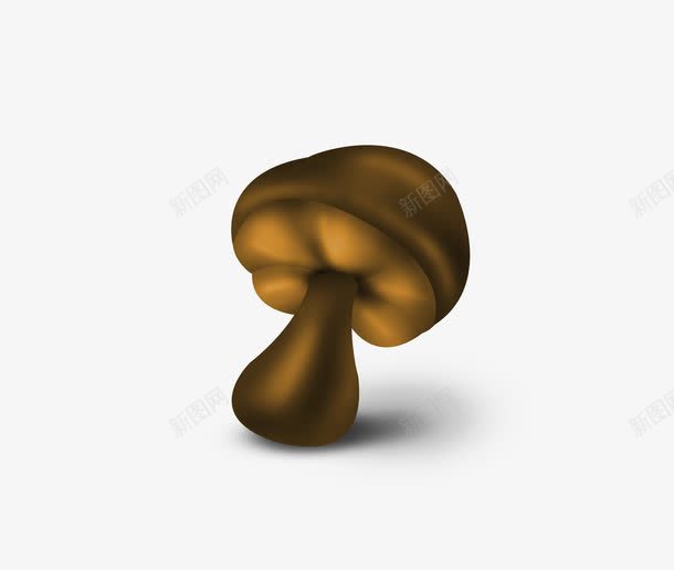 棕色卡通蘑菇png免抠素材_新图网 https://ixintu.com 卡通蘑菇 棕色蘑菇 蘑菇