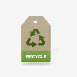 资源回收标签素材