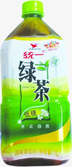 统一绿茶包装素材