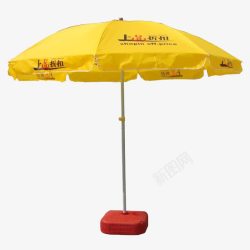 黄色广告大伞素材