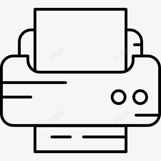 打印文件图标png_新图网 https://ixintu.com 办公用品 印刷 打印文件 打印机