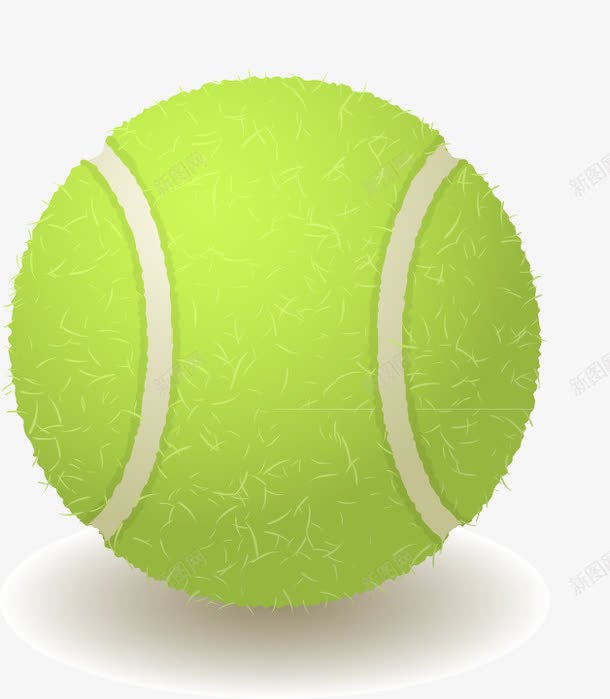 手绘网球png免抠素材_新图网 https://ixintu.com 手绘网球 绿色网球图片 网球 网球素材
