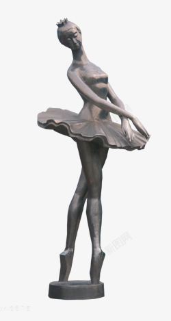雕塑女舞者素材