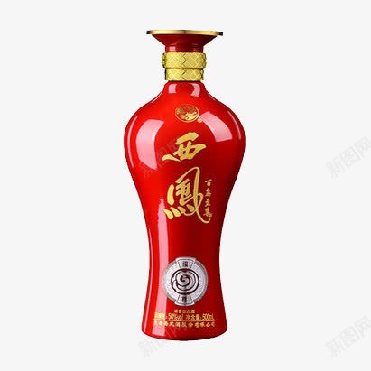 西凤福尊酒png免抠素材_新图网 https://ixintu.com 中国名酒 产品实物 国产白酒 西凤福尊酒