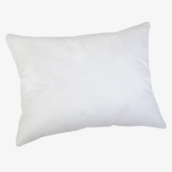 羽绒枕白色枕头高清图片