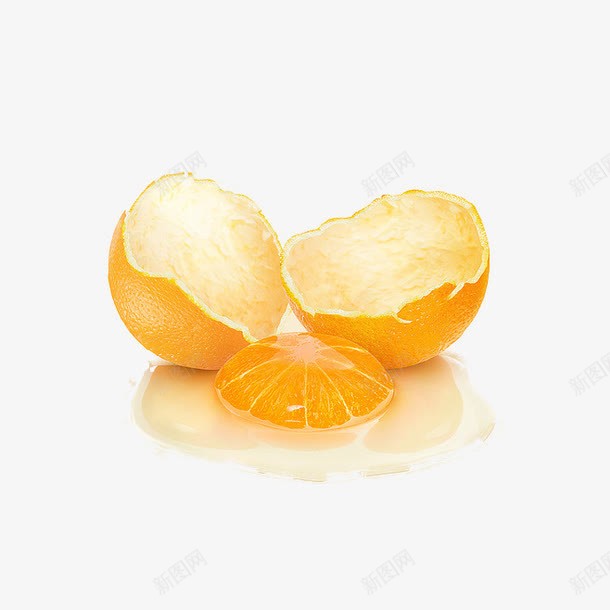 橘子鸡蛋创意png免抠素材_新图网 https://ixintu.com 创意图 橘子 水果 蛋黄
