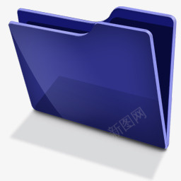 文件夹tFolder蓝色tri图标图标