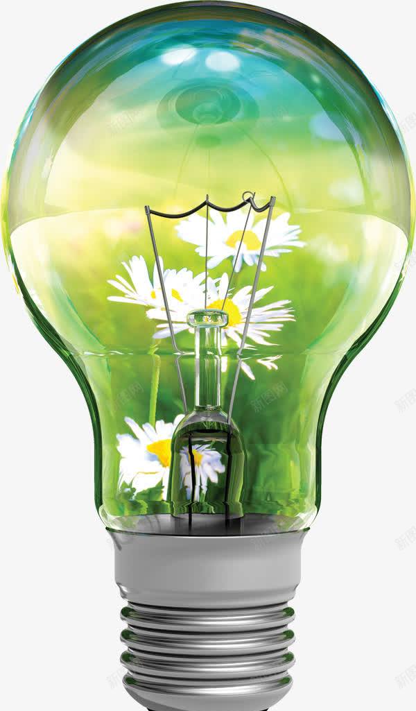 创意电灯png免抠素材_新图网 https://ixintu.com 创意 环保 绿色 节能电灯