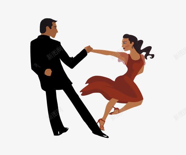 跳拉丁舞的男女png免抠素材_新图网 https://ixintu.com 手绘拉丁舞 拉丁舞 舞者 舞蹈 跳舞