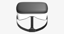 简约头盔简约黑白色头戴VR头盔高清图片