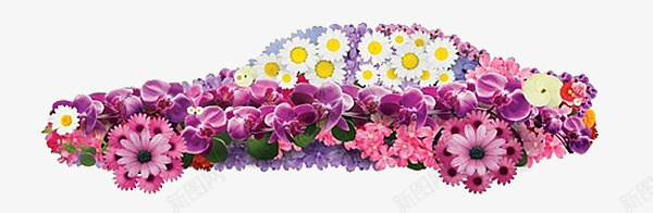鲜花创意汽车装饰图案png免抠素材_新图网 https://ixintu.com 创意 汽车 装饰图案 鲜花 鲜花创意汽车装饰图案