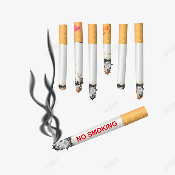吸烟有害健康png免抠素材_新图网 https://ixintu.com 吸烟 吸烟有害健康 烟卷