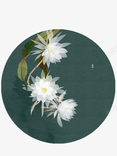 白色荷花png免抠素材_新图网 https://ixintu.com 中国风荷花 植物 荷花装饰