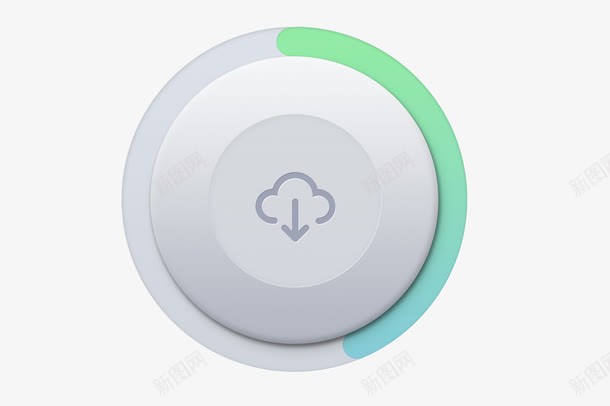 按钮图标png_新图网 https://ixintu.com psd 下载图标 下载图标按钮 下载按钮 下载按钮图标免费下载 白色