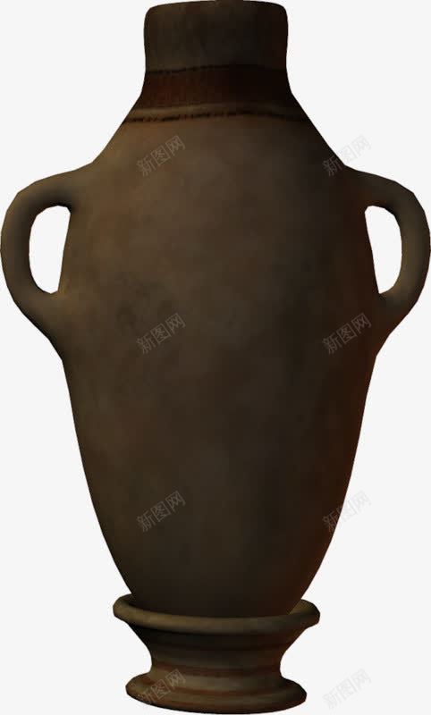 古埃及陶罐png免抠素材_新图网 https://ixintu.com 双耳陶罐 古埃及 古风 埃及文化 复古 陶罐