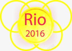 里约奥运五环素材