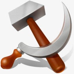 镰刀铁锤工具铁锤镰刀图标高清图片