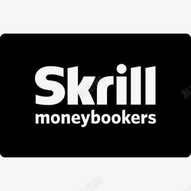 Skrill支付卡的标志图标图标