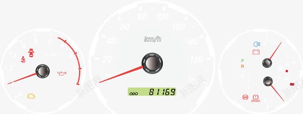 手绘表盘png免抠素材_新图网 https://ixintu.com 仪表盘 手绘表盘 汽车仪表盘 矢量仪表盘 表盘